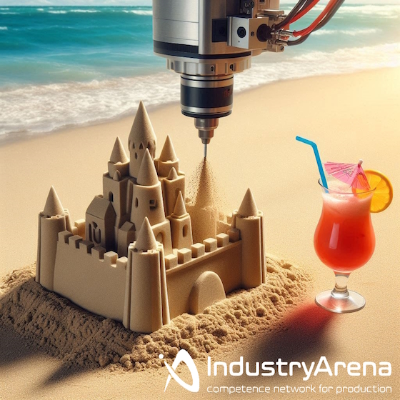CNC sandcastle