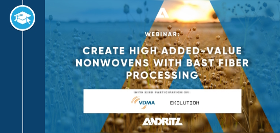 Create high added-value nonwovens with bast fiber processing