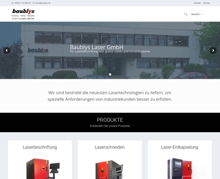 Destreza Conexión Señora Baublys Control Laser GmbH